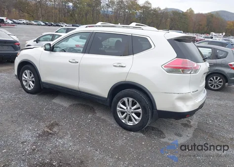 2016 Nissan Rogue Sv из США, поврежденный, VIN KNMAT2MV2GP607158